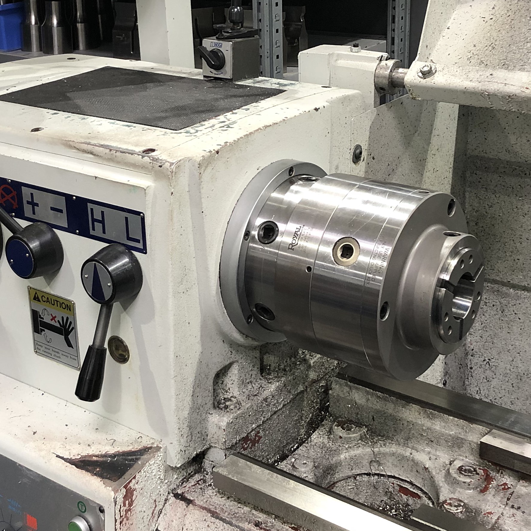 Royal Key-Operated Quick-Grip™ Collet Chuck for Manual Lathes — QG-65